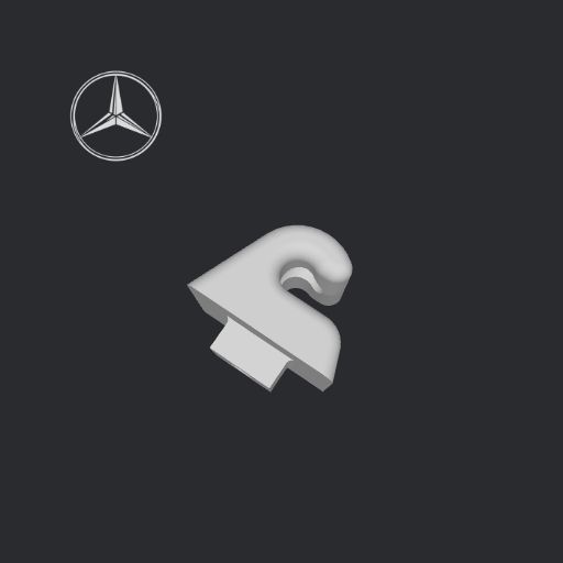 Mercedes-Benz W126 Güneşlik Klipsi